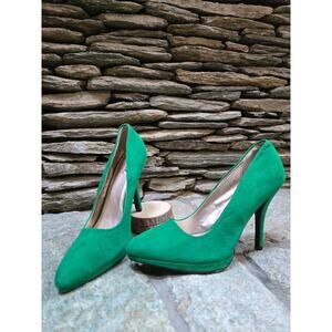 Qupid Green Stilettos